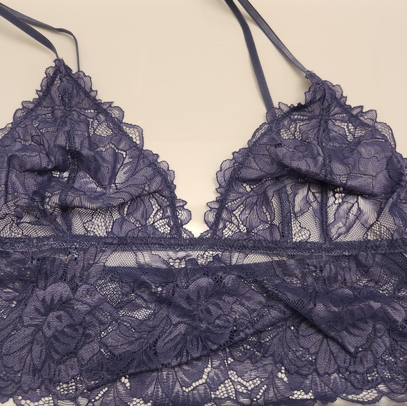 Free People Everyday Lace Longline Bralette OB1389218 new - Picture 3 of 5